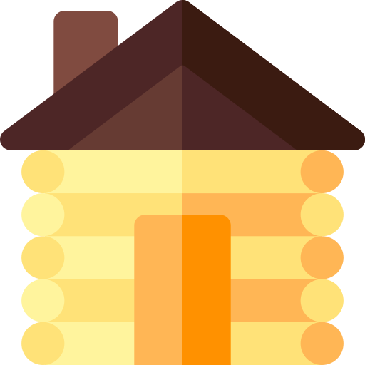 hütte Basic Rounded Flat icon