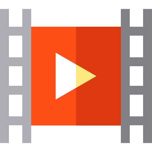 Film Basic Straight Flat icon