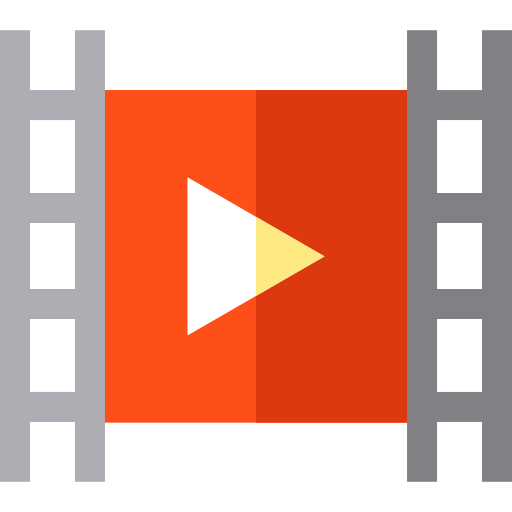 film Basic Straight Flat icon