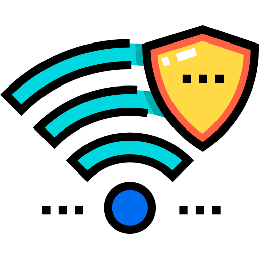Wifi Detailed Straight Lineal color icon