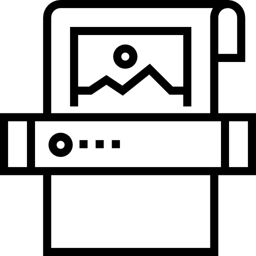 drukarka Detailed Straight Lineal ikona