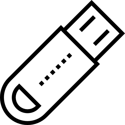 펜드라이브 Detailed Straight Lineal icon