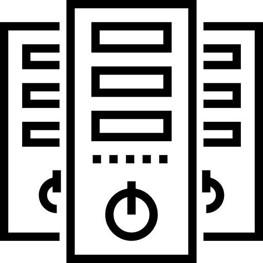 サーバー Detailed Straight Lineal icon