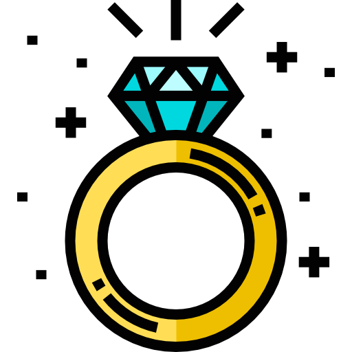 ring Detailed Straight Lineal color icon