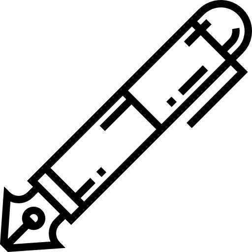 ペン Detailed Straight Lineal icon