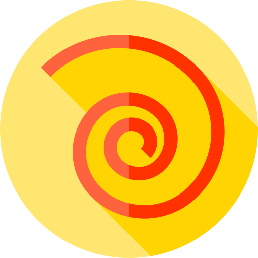 spirale Flat Circular Flat icona