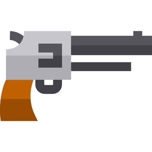 Revolver Basic Straight Flat icon
