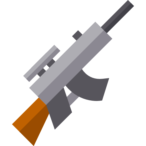 rifle Basic Straight Flat icono