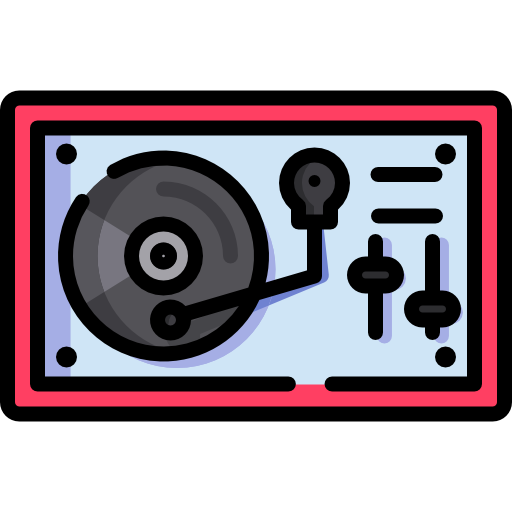Turntable Special Lineal color icon