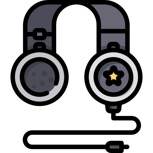ヘッドフォン Special Lineal color icon