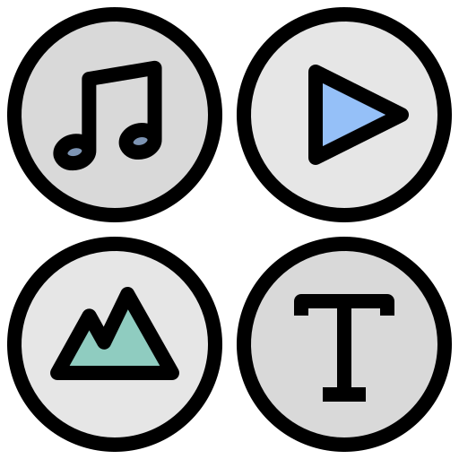 digital Generic Outline Color icono