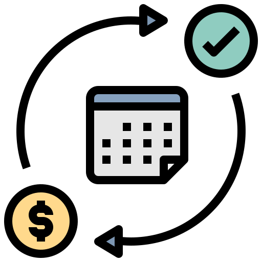 Subscription model Generic Outline Color icon