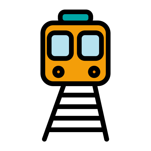 Train Generic Outline Color icon