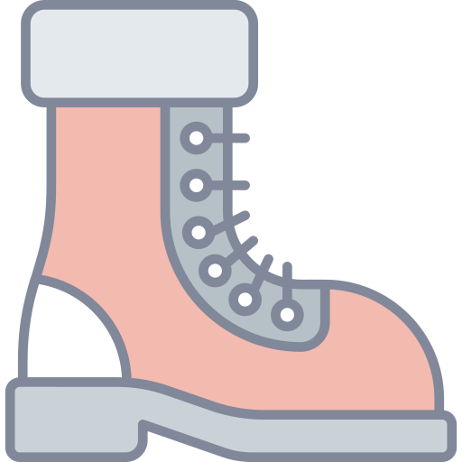 botas de caminhada Generic Outline Color Ícone