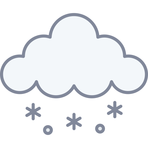 schneefall Generic Outline Color icon