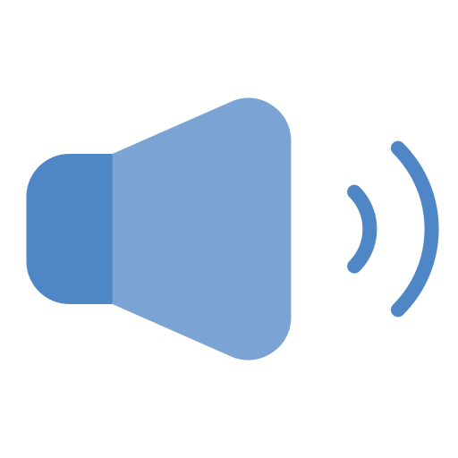 altavoz de audio Generic Flat icono