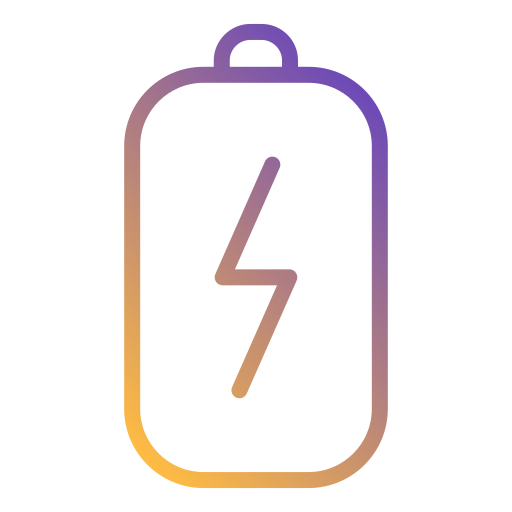 Зарядка аккумулятора Generic Gradient иконка