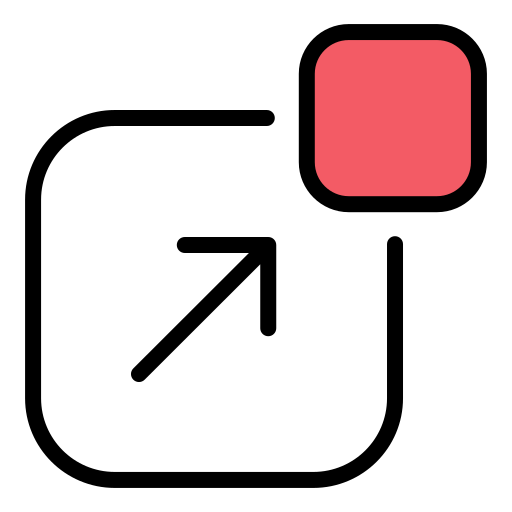 最小化する Generic Outline Color icon
