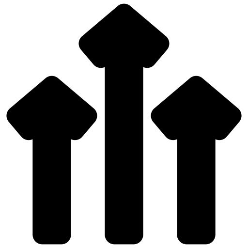 w górę Generic Glyph ikona