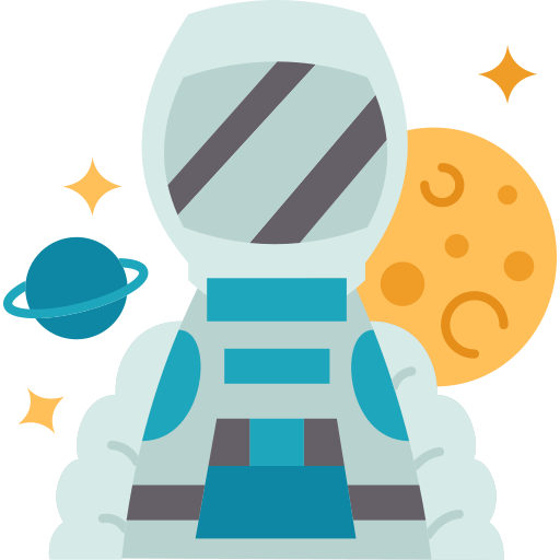 astronaut Amethys Design Flat icon