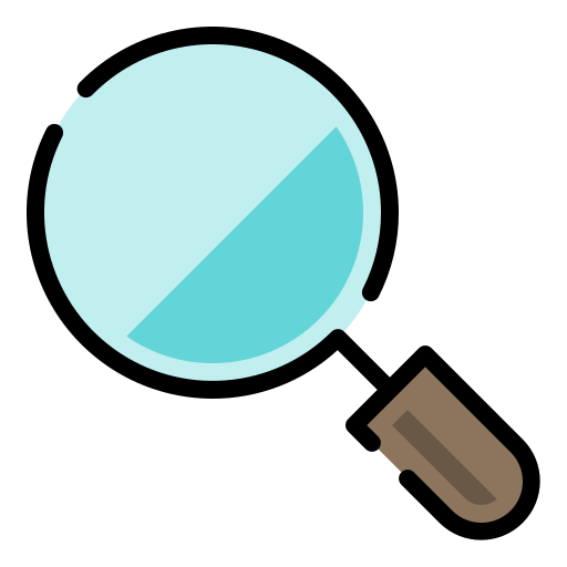 Magnifying glass Generic Outline Color icon