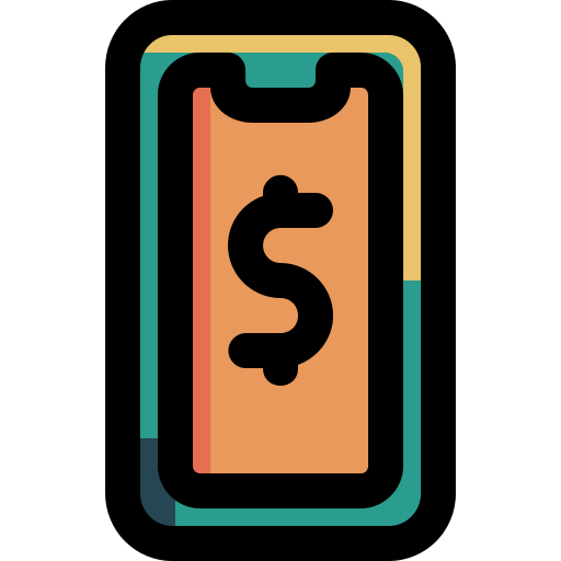 dinero digital Generic Outline Color icono
