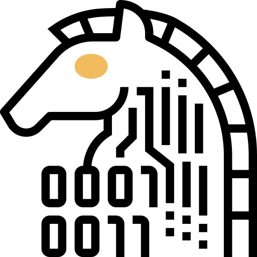 trojański Meticulous Yellow shadow ikona