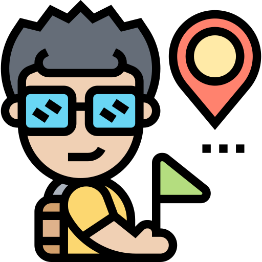 Tour guide Meticulous Lineal Color icon