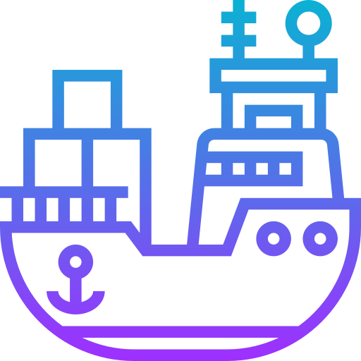 navio Meticulous Gradient Ícone