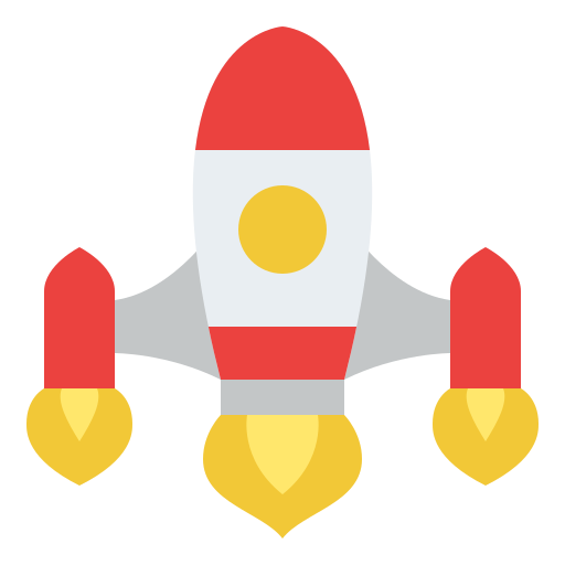 로켓 Iconixar Flat icon