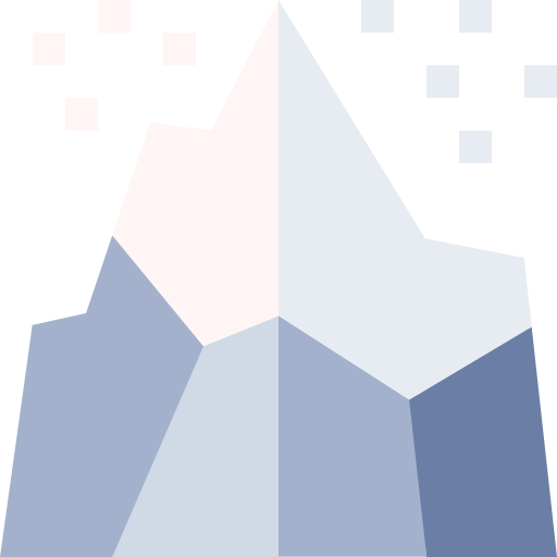 montaña Basic Straight Flat icono