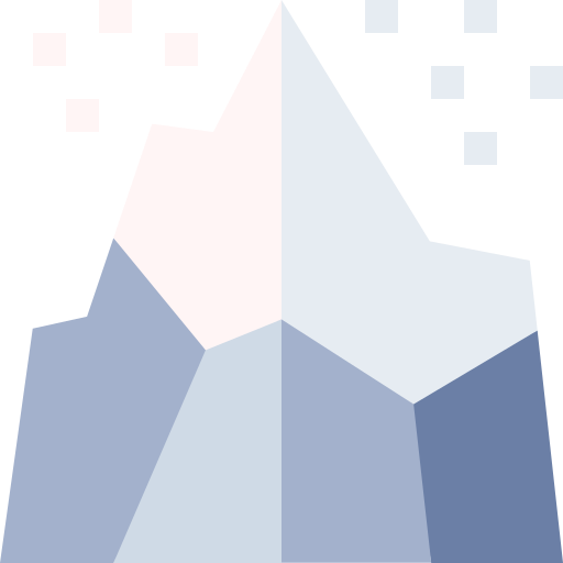 Mountain Basic Straight Flat icon