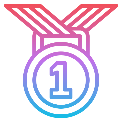 First position Iconixar Gradient icon