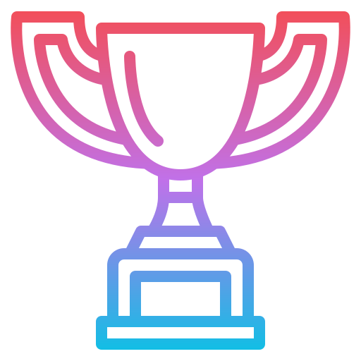 Trophy Iconixar Gradient icon