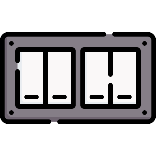 interruptor de alimentación Special Lineal color icono
