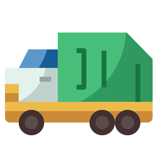 vuilniswagen Generic Flat icoon
