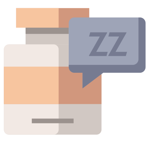 Sleeping pills Generic Flat icon