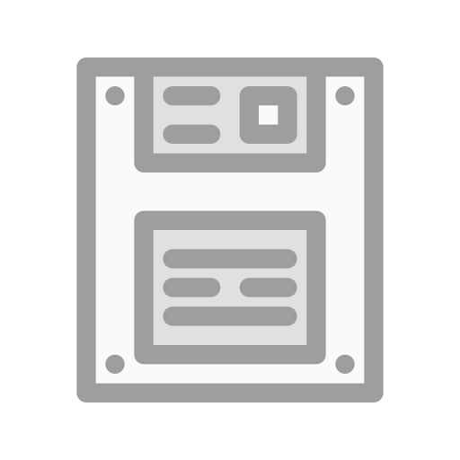 diskette Generic Grey icon