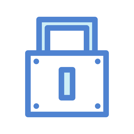 자물쇠 Generic Blue icon
