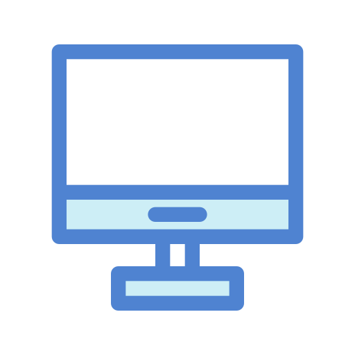 monitor Generic Blue icoon