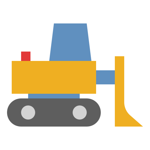 Bulldozer Generic Flat icon
