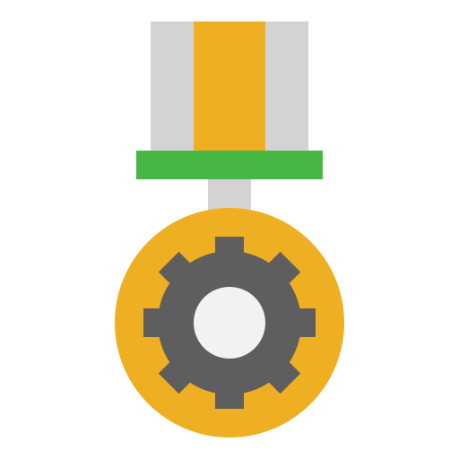 Медаль за отвагу Generic Flat иконка