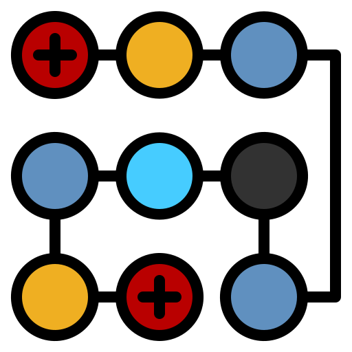 algoritmo Generic Outline Color icono