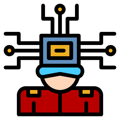 ロボットの頭脳 Generic Outline Color icon