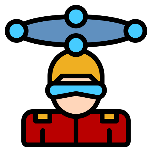 człowiek robota Generic Outline Color ikona