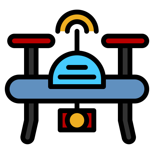 무인 비행기 Generic Outline Color icon