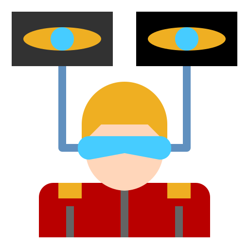 escaneo de ojos Generic Flat icono