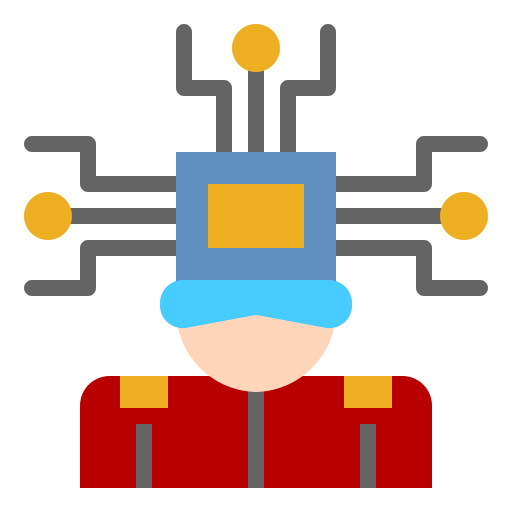 로봇 두뇌 Generic Flat icon
