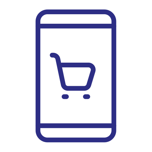 Mobile shopping Generic Detailed Outline icon