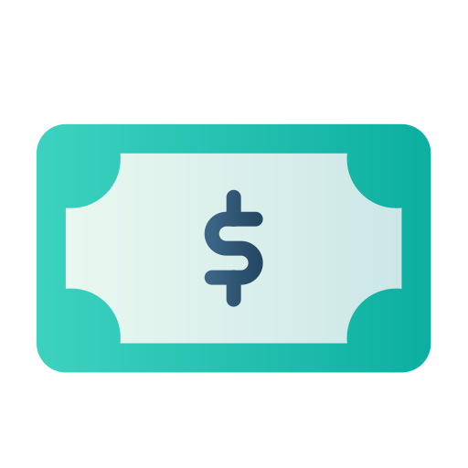 Cash money Generic Flat Gradient icon